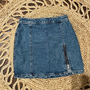 Free People Midnight Magic Denim Jean Miniskirt Size 4
